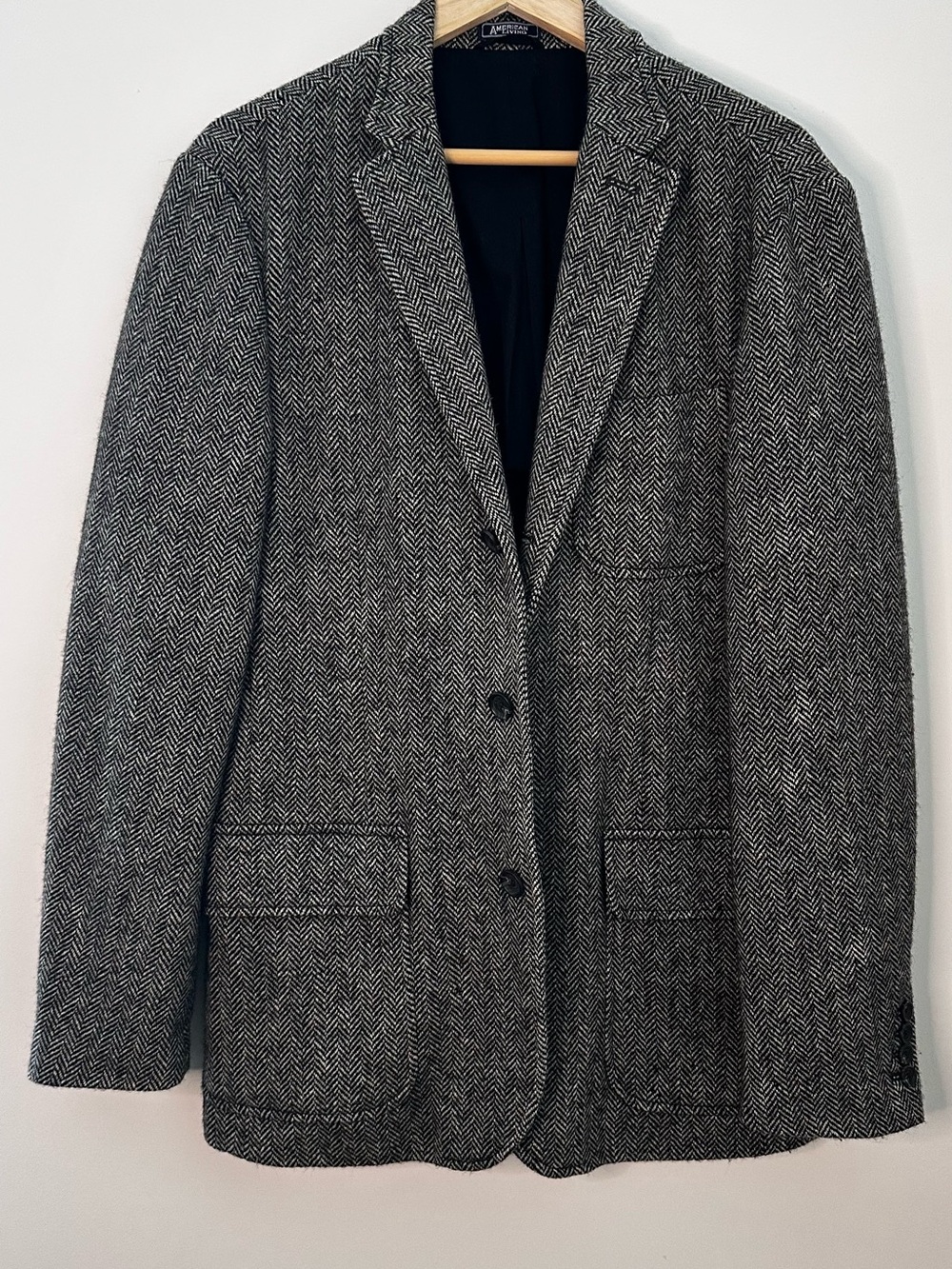 american living | herringbone wool blazer